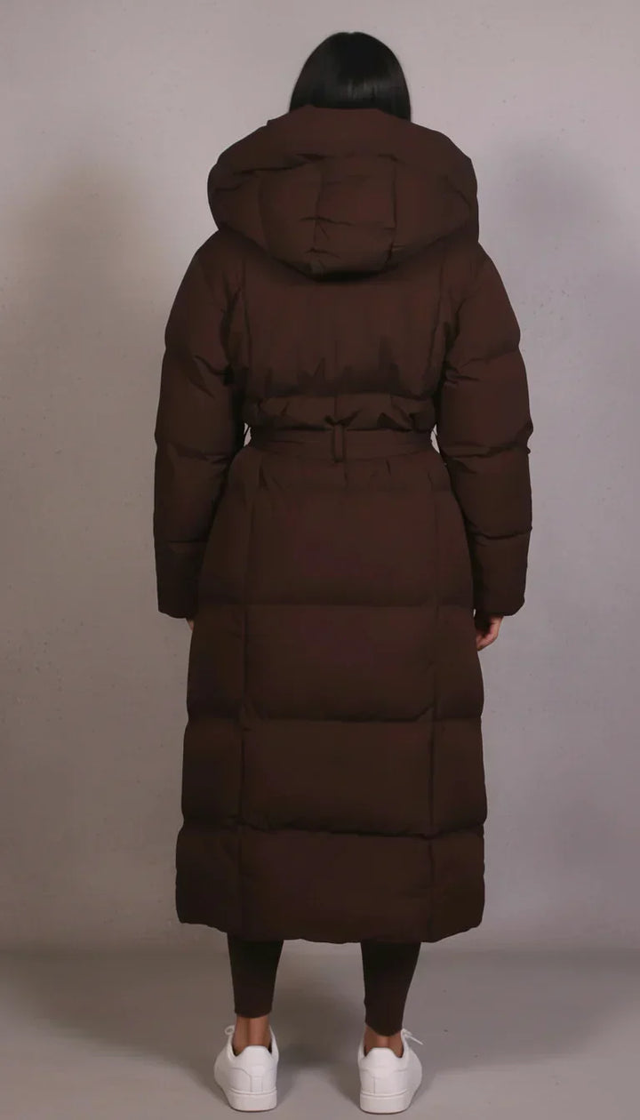 Costanza | Maxi-Steppjacke mit Kapuze