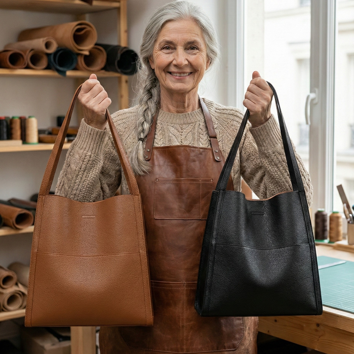 Elena™ | Stilvolle Leder-Umhängetasche