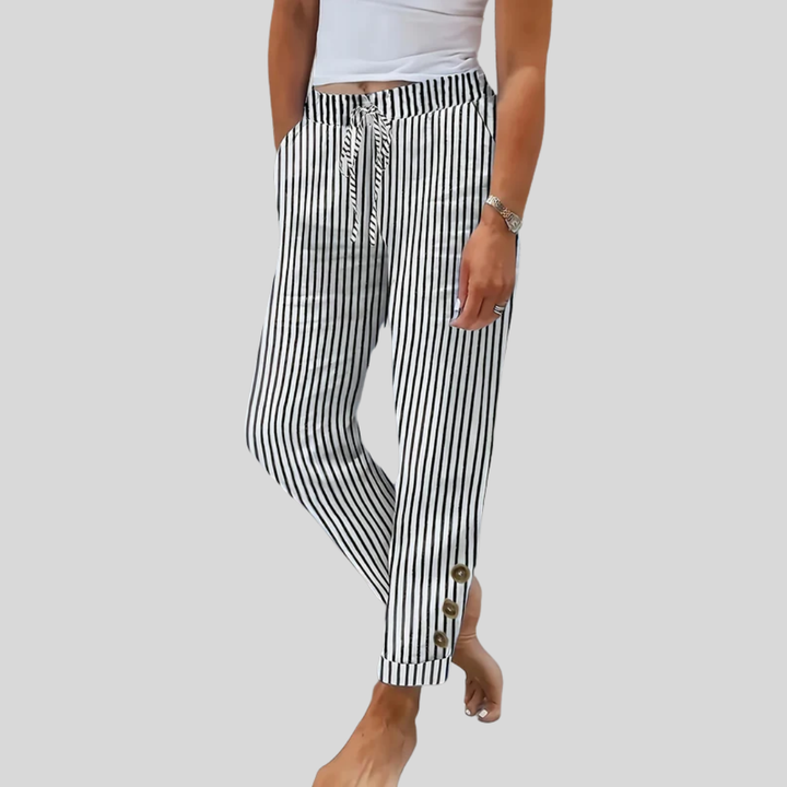 Raquelle - Legere Streifenhose