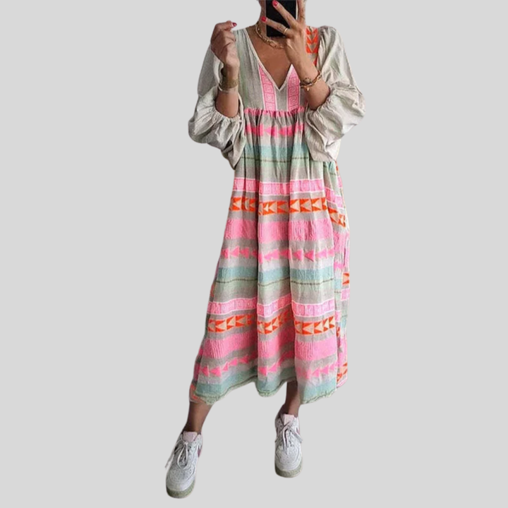 Jessenia - Komfortables Boho-Kleid