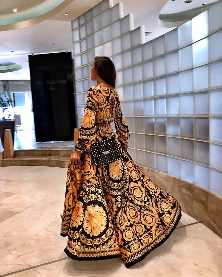 Faye - Boho-Print Kleid