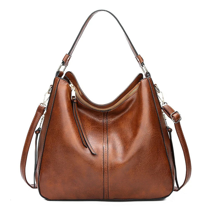Lisa™ | Klassische Lederhandtasche