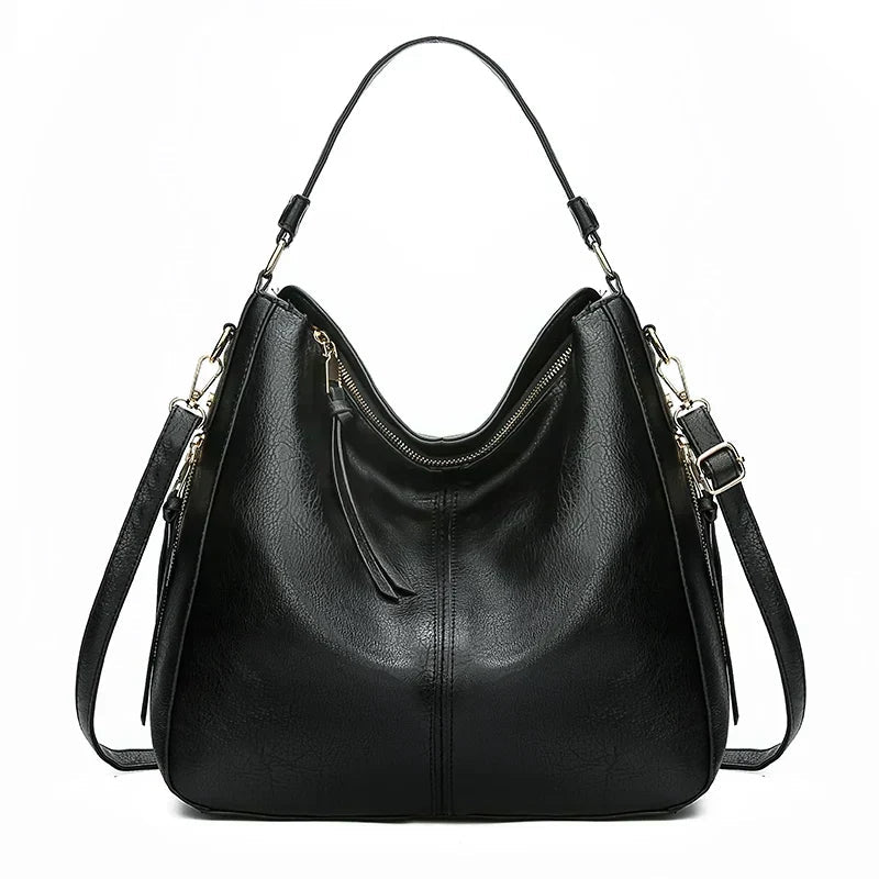 Lisa™ | Klassische Lederhandtasche