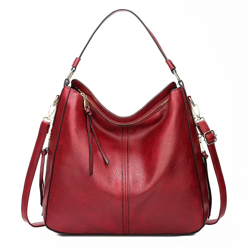 Lisa™ | Klassische Lederhandtasche
