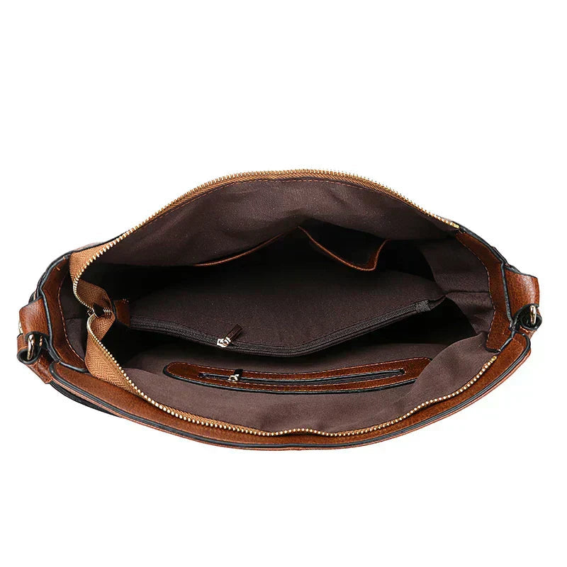 Lisa™ | Klassische Lederhandtasche
