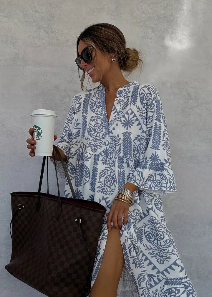 Fiorelia - Entspanntes Boho-Tunika-Kleid