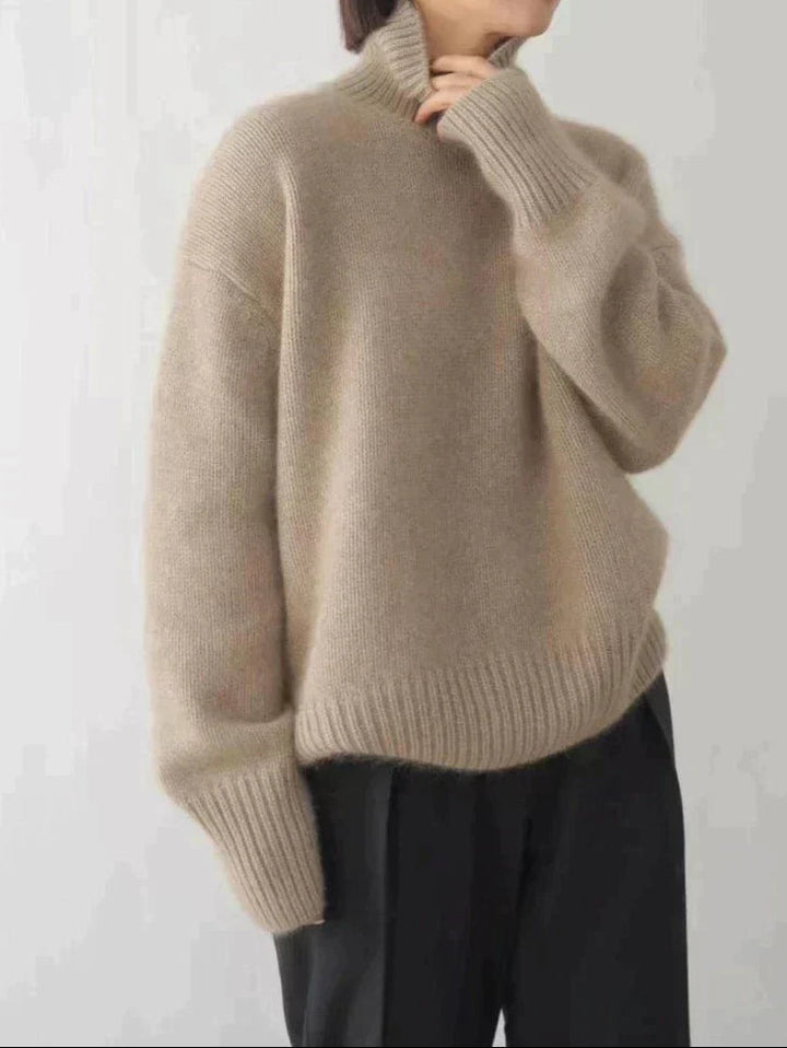 Amaya | Eleganter Kaschmir-Rollkragenpullover