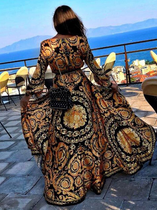 Faye - Boho-Print Kleid