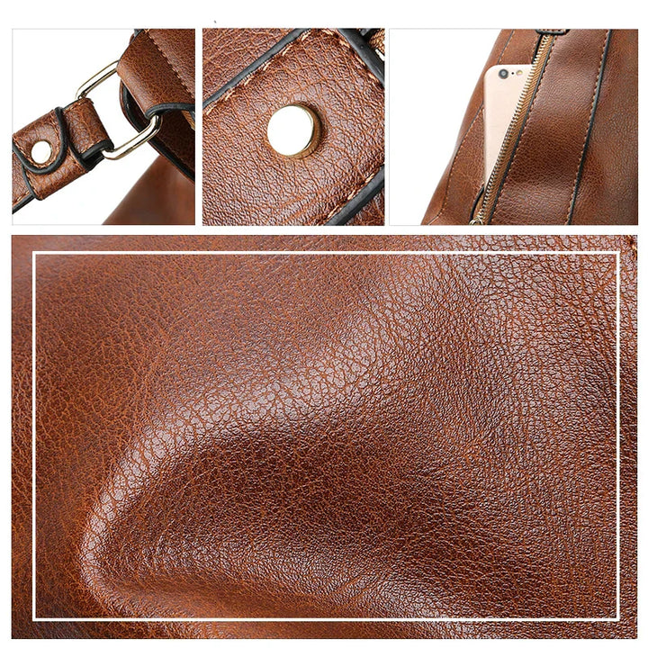 Lisa™ | Klassische Lederhandtasche