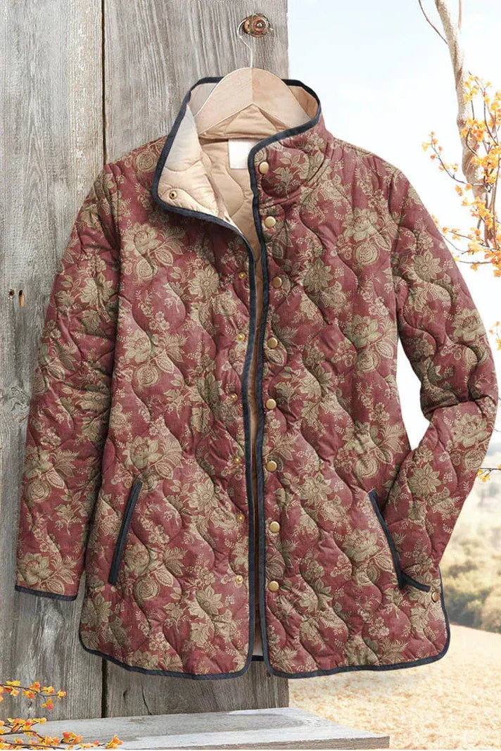Clarissa – Steppjacke mit edlem Ornament-Muster