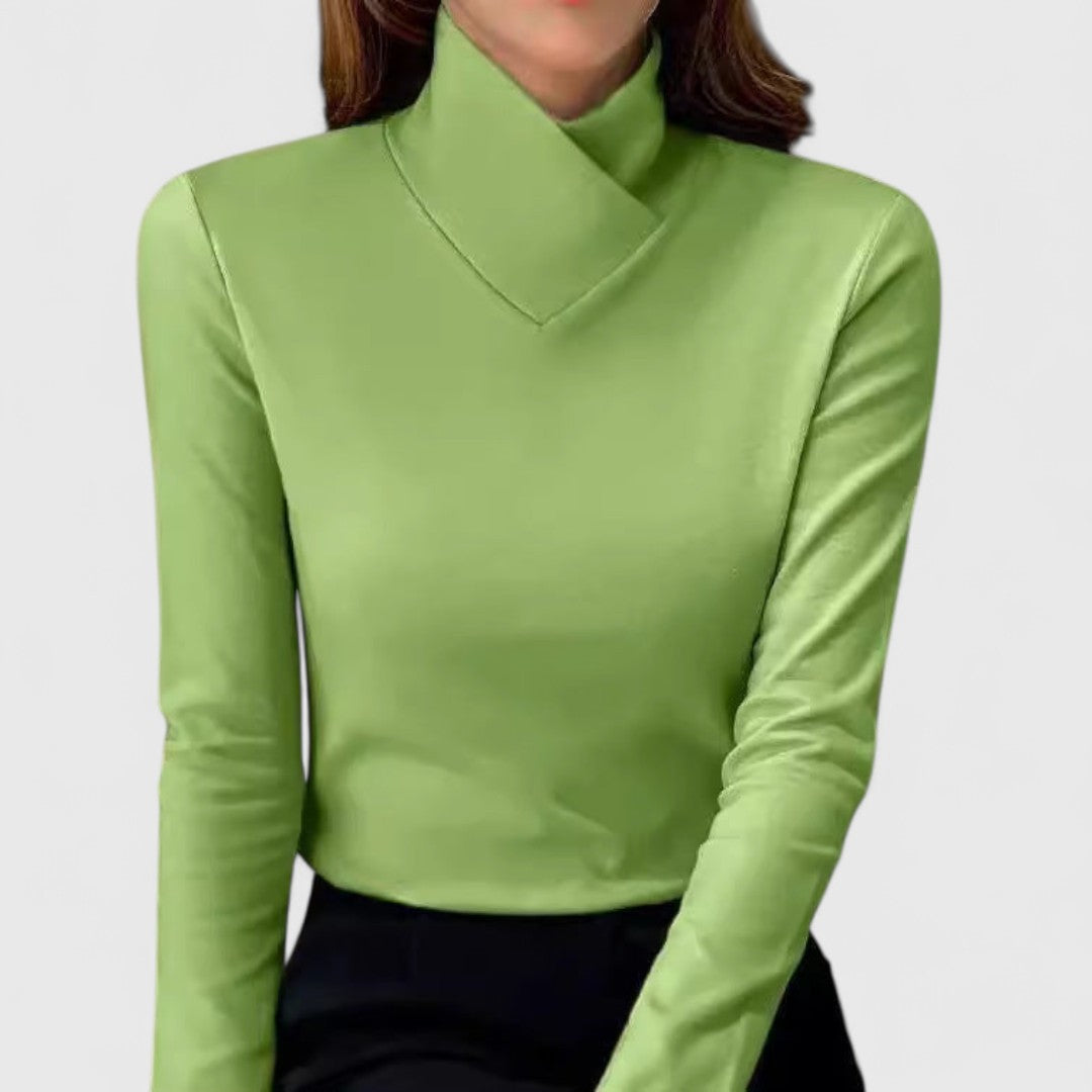 Clair | Stilvoller Pullover mit Stehkragen