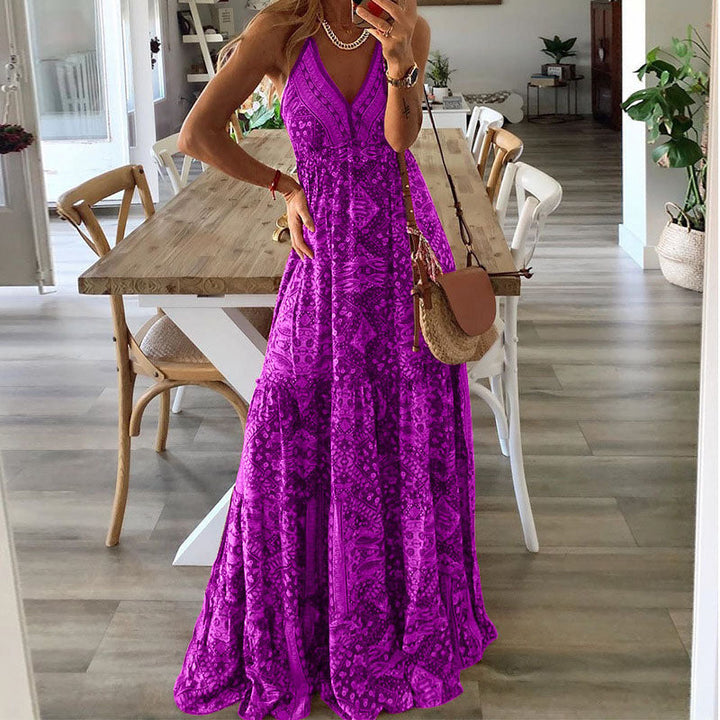 Gweneth - Ärmelloses Boho-Kleid im angesagten Stil