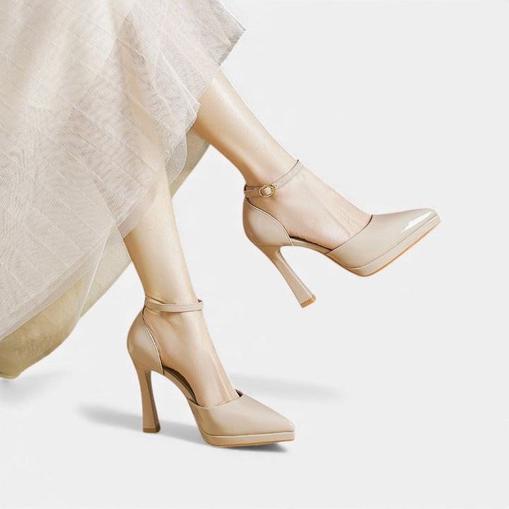 Evette Leather Pumps