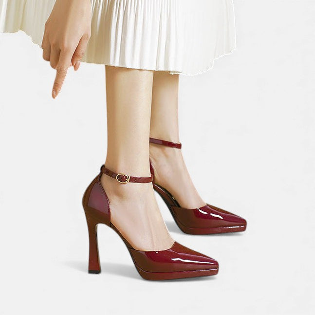 Evette Leather Pumps