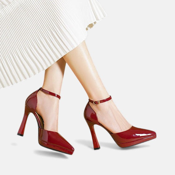 Evette Leather Pumps