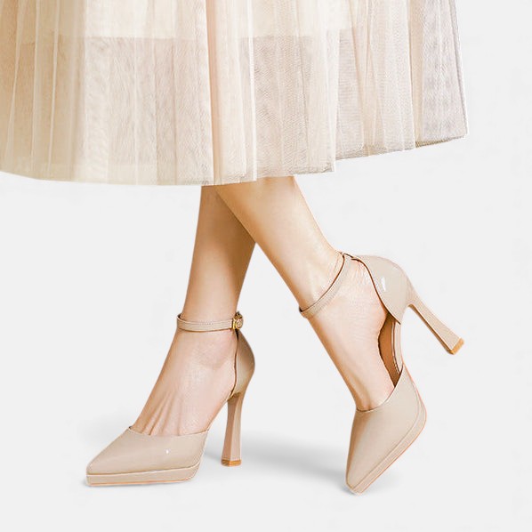 Evette Leather Pumps