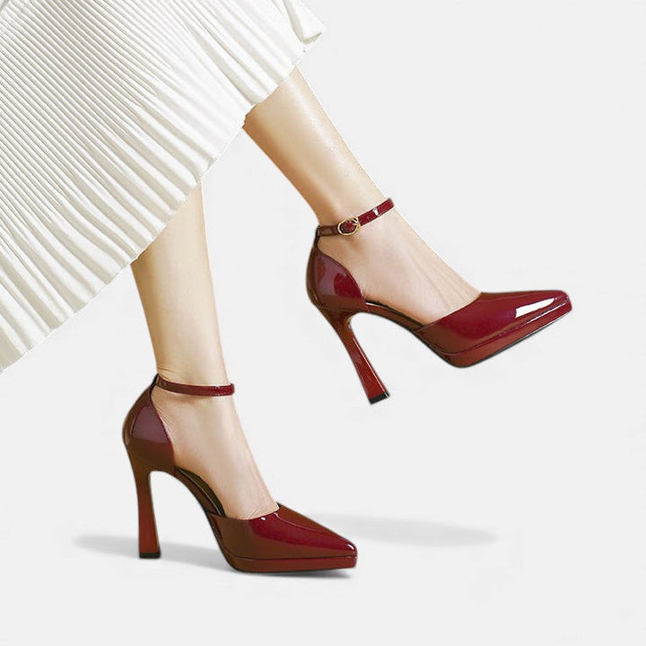 Evette Leather Pumps