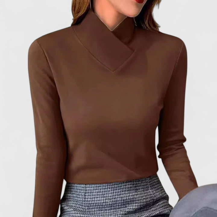 Clair | Stilvoller Pullover mit Stehkragen