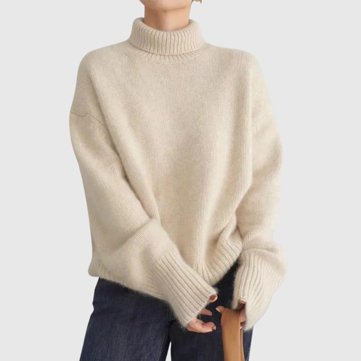 Amaya | Eleganter Kaschmir-Rollkragenpullover