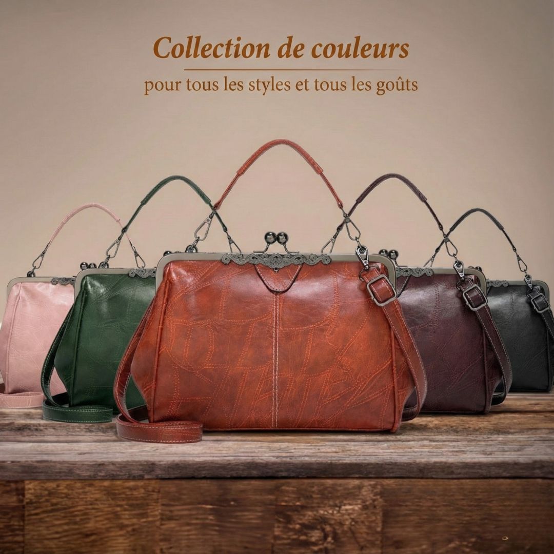 Lily™ | Klassische Lederhandtasche im Vintage-Stil