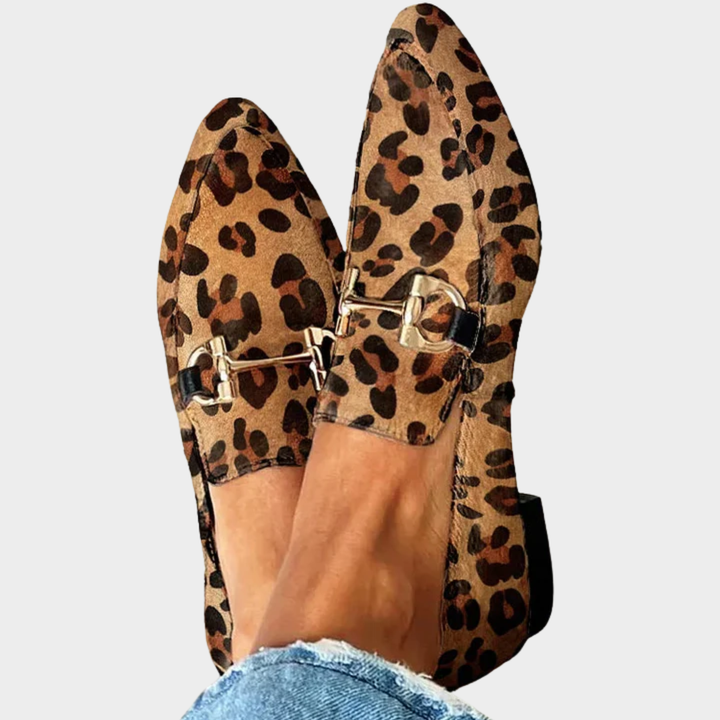 Gia - Elegante Mokassins im Leopardenmuster