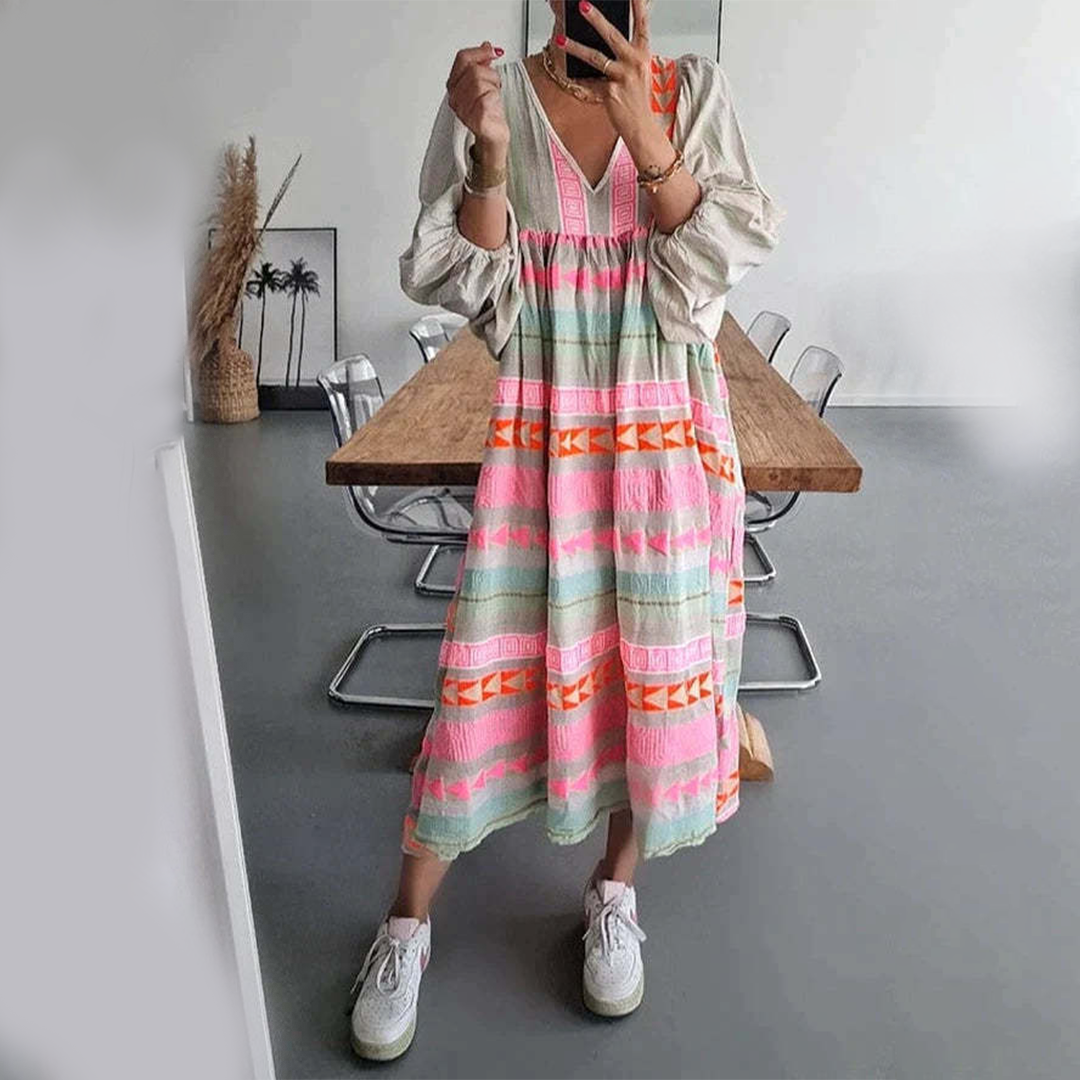 Jessenia - Komfortables Boho-Kleid