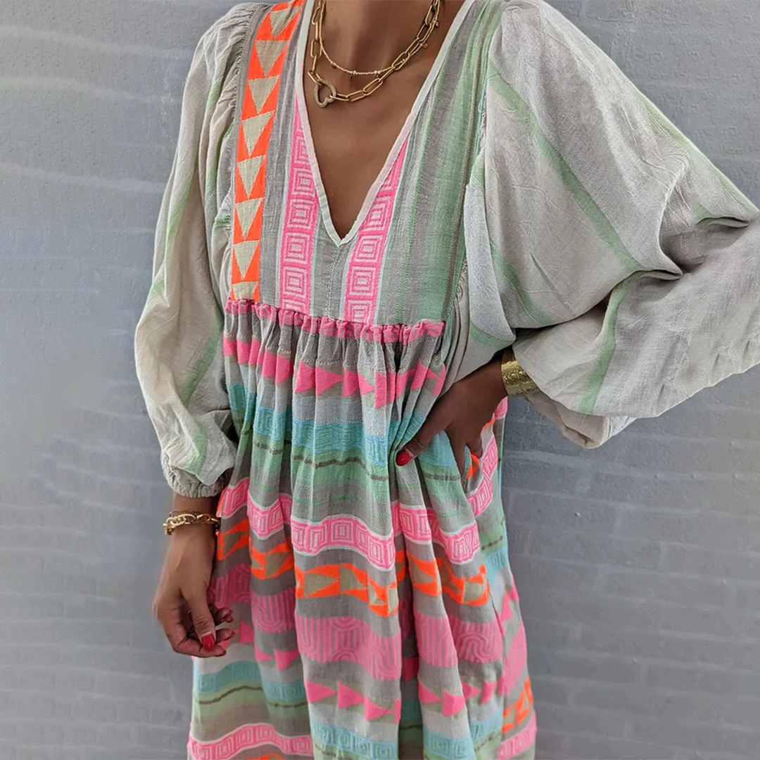 Jessenia - Komfortables Boho-Kleid