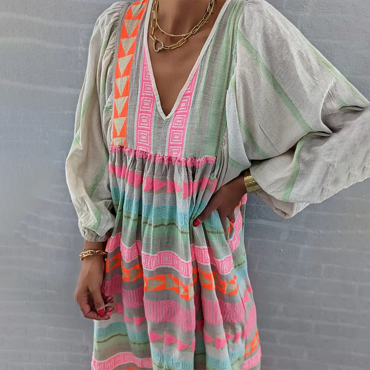Jessenia - Komfortables Boho-Kleid