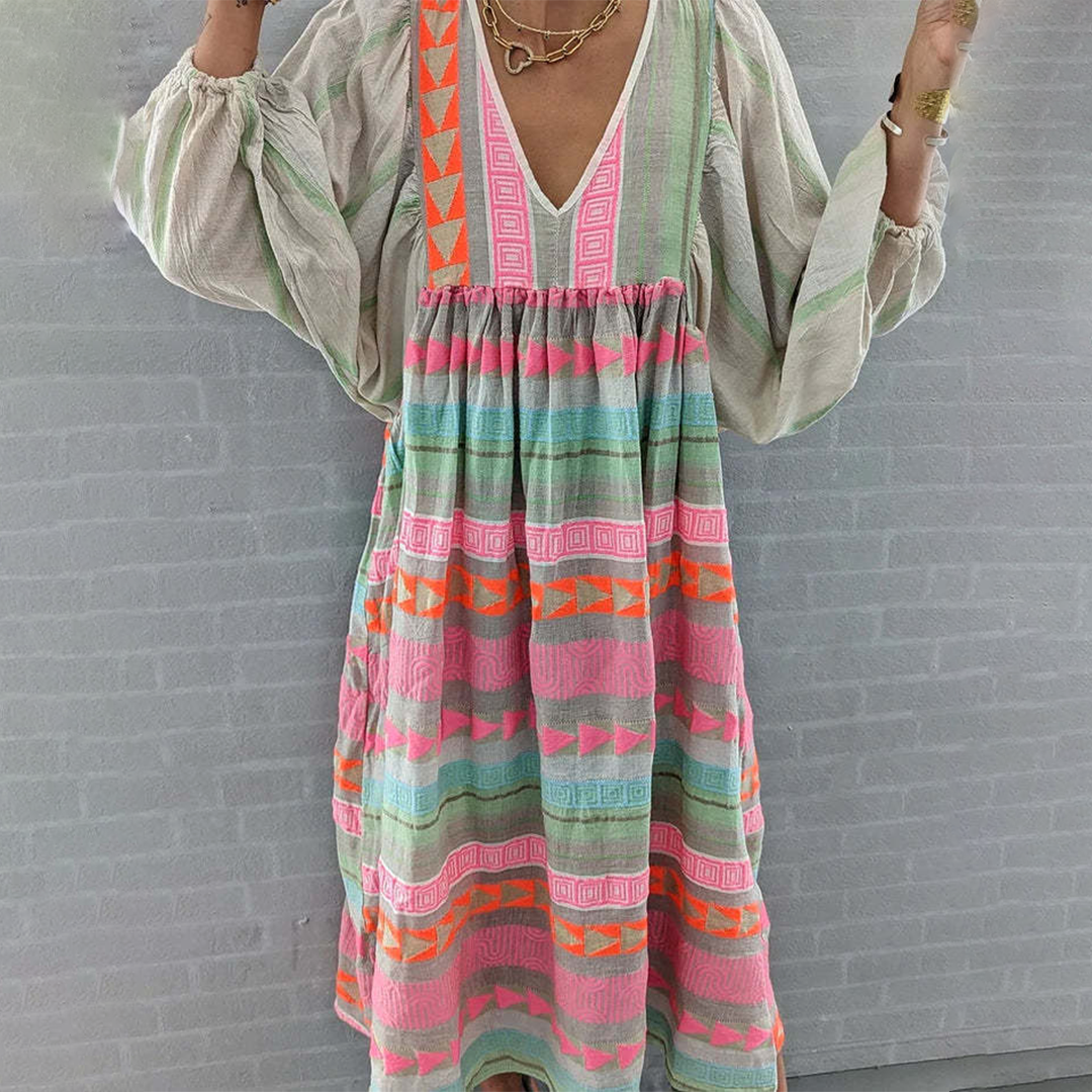 Jessenia - Komfortables Boho-Kleid