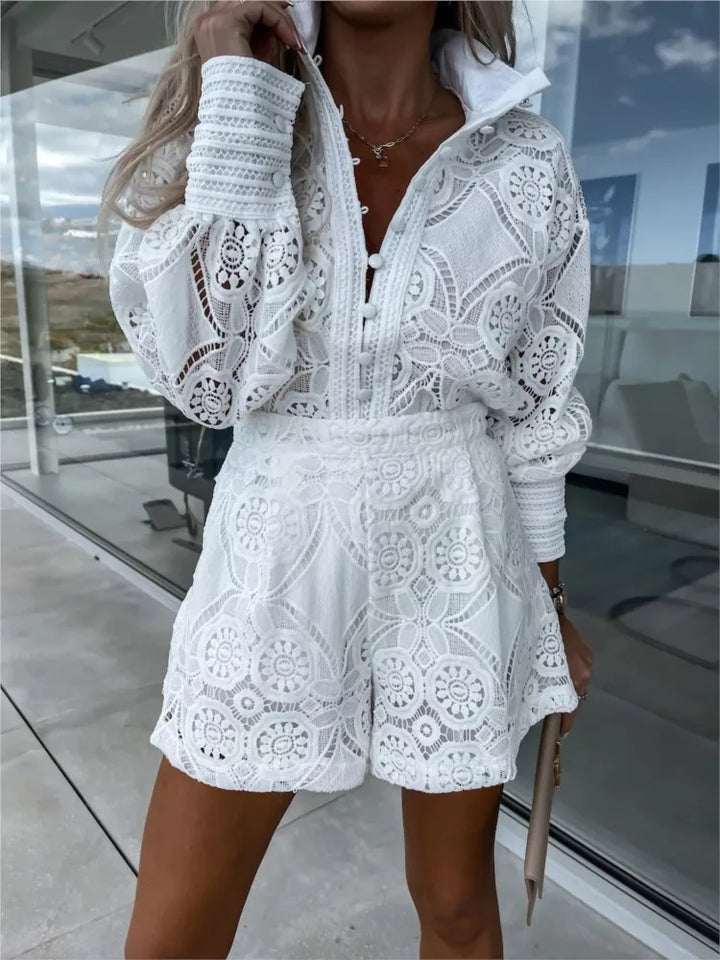 Lesley - Elegantes Spitzen-Outfit