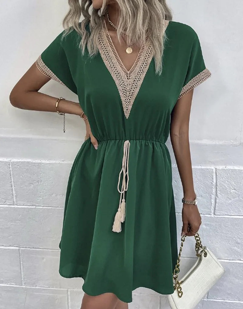 Sabrina - Stilvolles Boho-Kleid