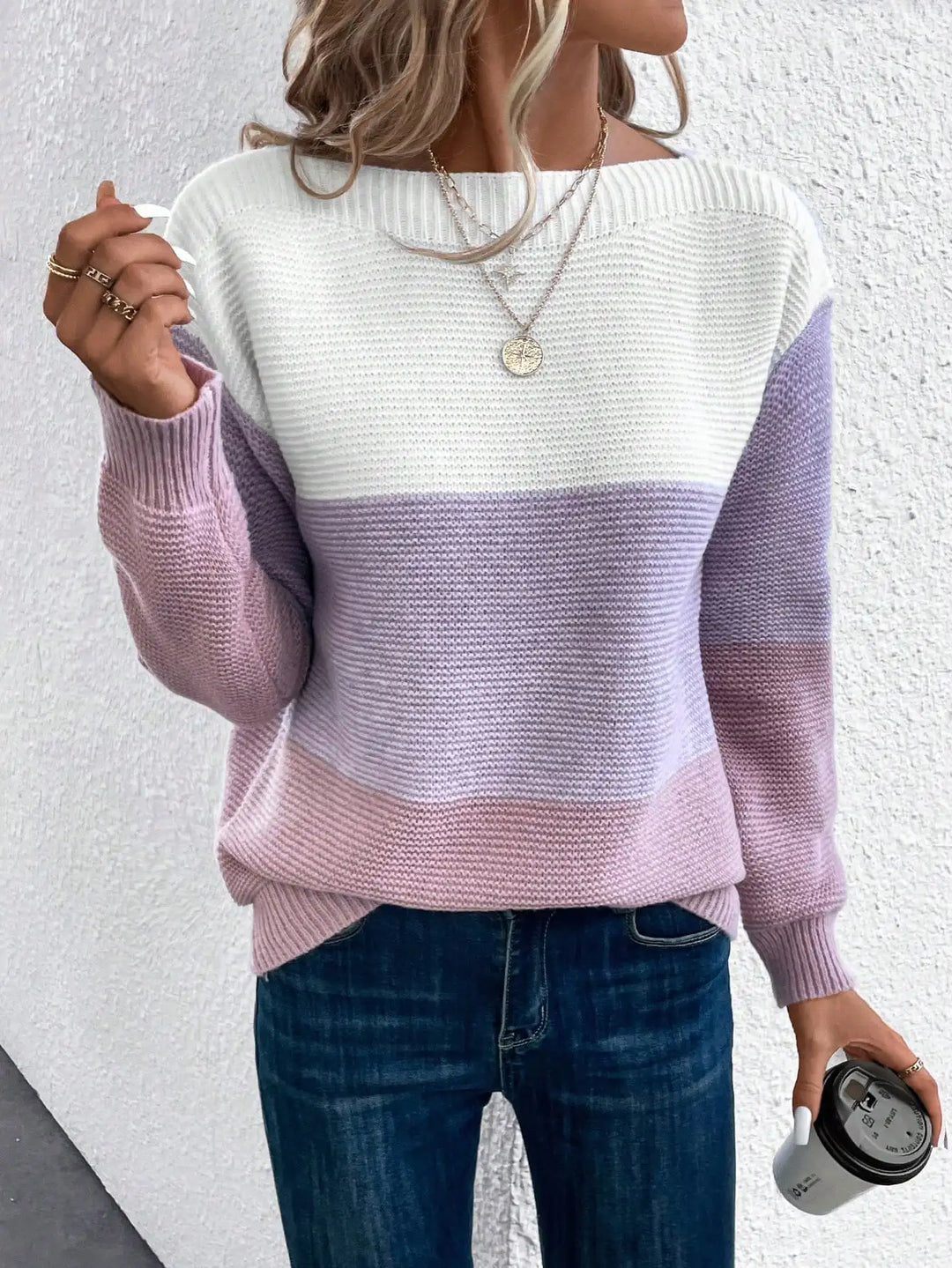 Grace | Pullover mit Ombre-Farbverlauf