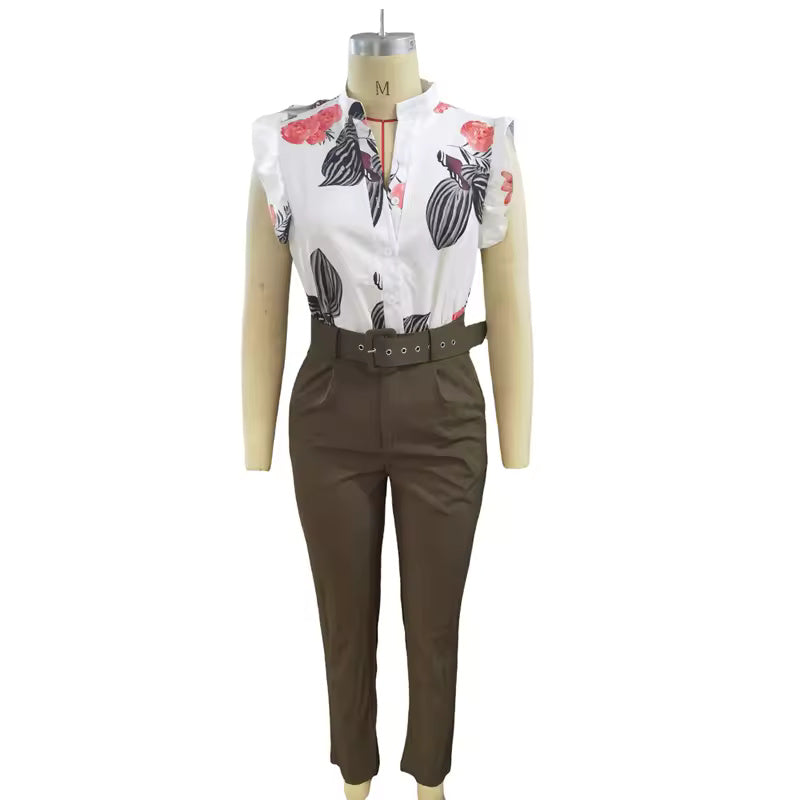 Florabel - Elegantes Set mit Rüschenärmeln