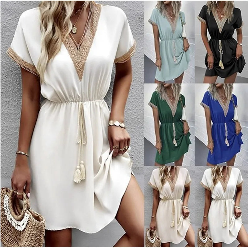 Sabrina - Stilvolles Boho-Kleid