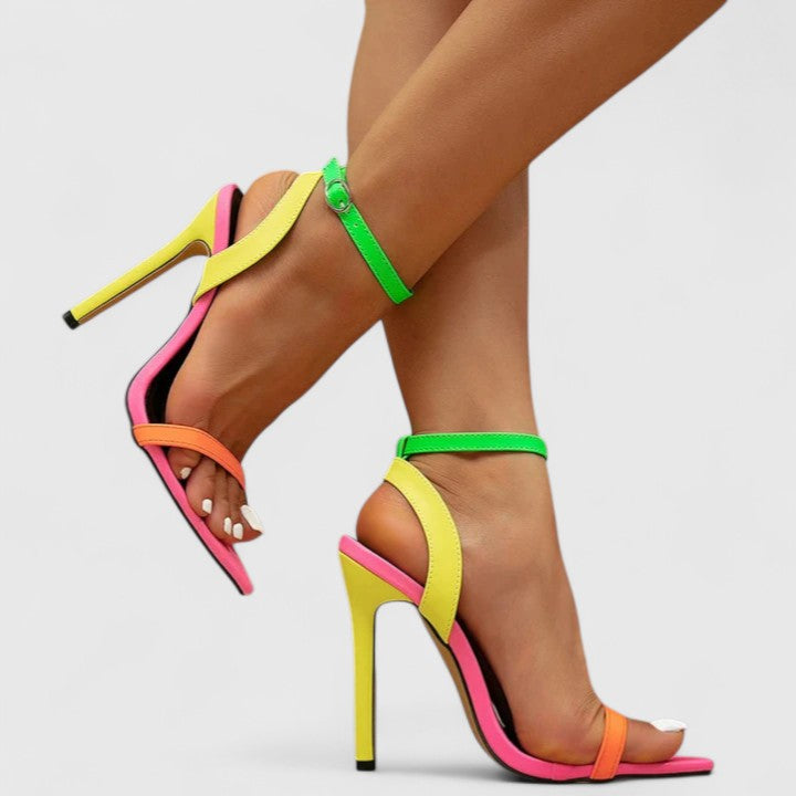 Olive - Stiletto-Absatz High Heels
