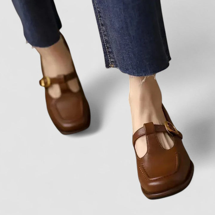 Kyrahnae | Orthopädische Mary Jane Schuhe mit T-Riemen