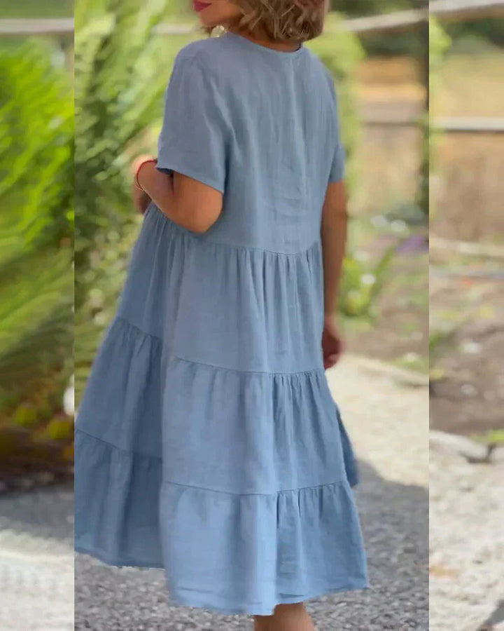 Bexley - Entspanntes Sommerkleid mit V-Ausschnitt