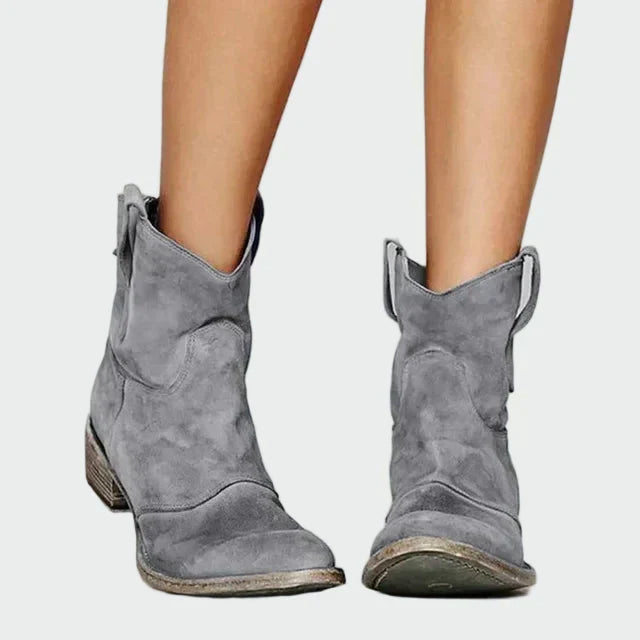 Sára - Retro Stiefeletten im Cowboy-Stil