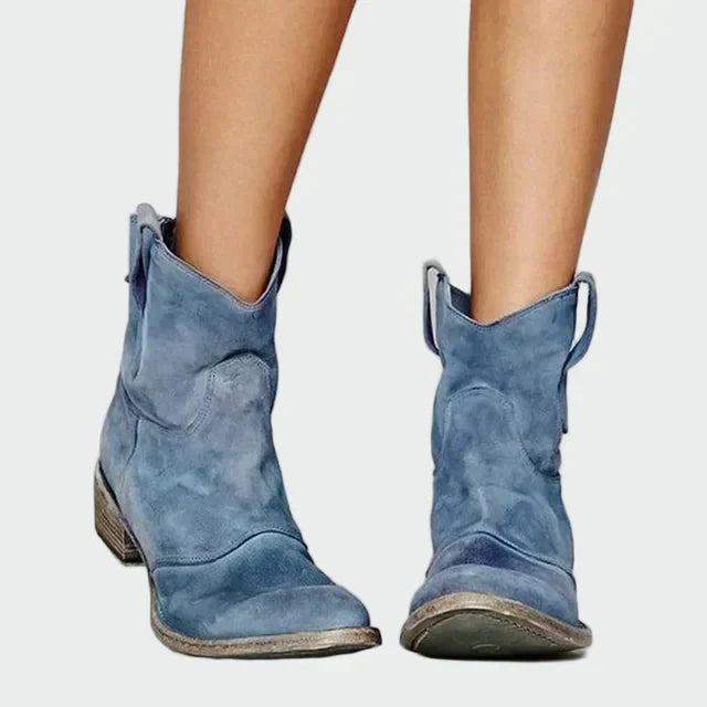 Sára - Retro Stiefeletten im Cowboy-Stil