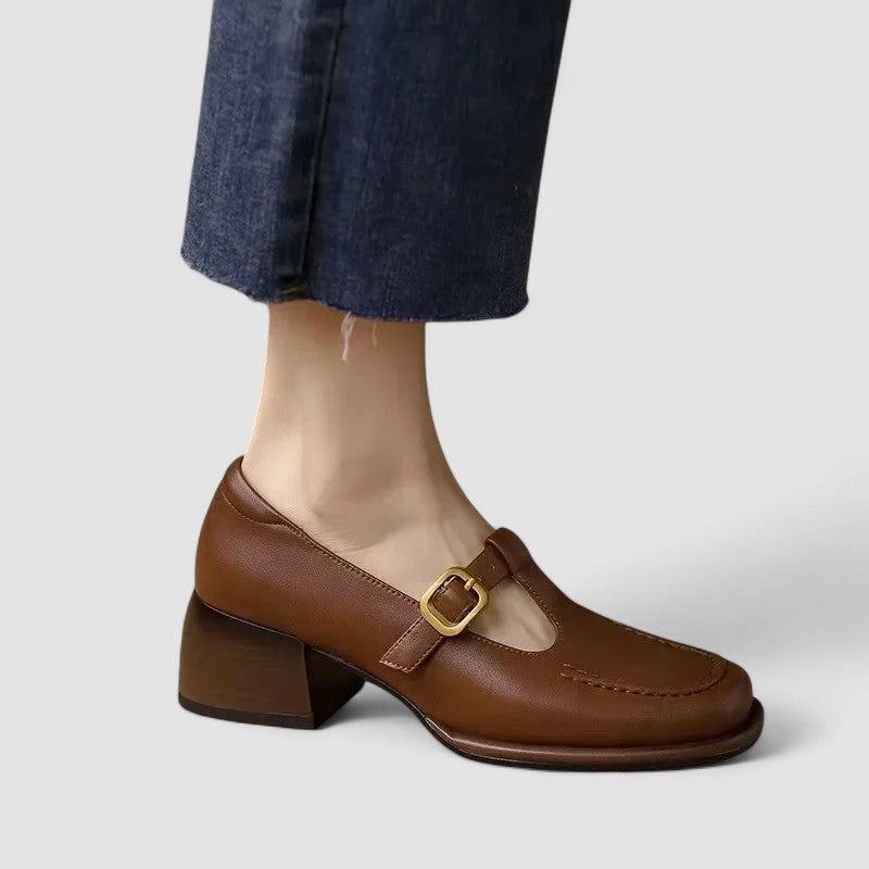 Kyrahnae | Orthopädische Mary Jane Schuhe mit T-Riemen