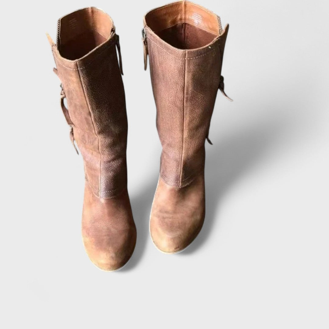 Alma - Vintage Stiefel bis zur Mitte der Wade