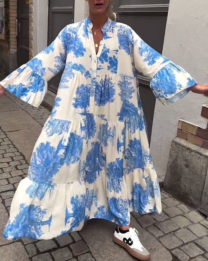 Ophelia - Elegantes Maxikleid mit fließendem Schnitt