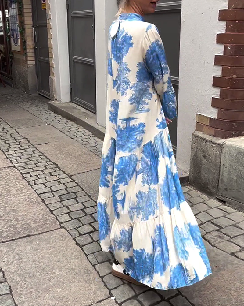 Ophelia - Elegantes Maxikleid mit fließendem Schnitt