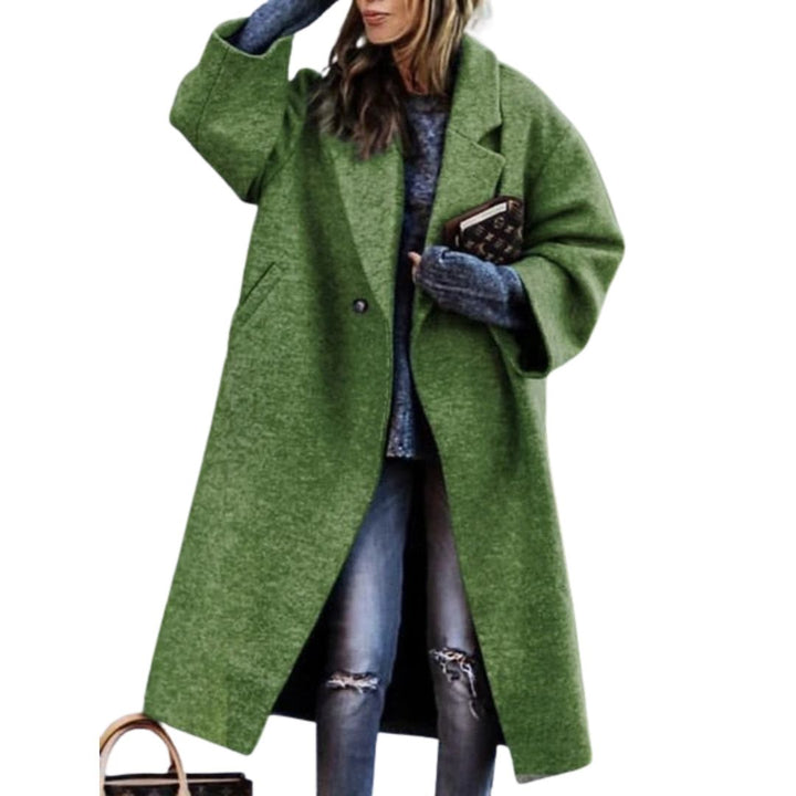 Stefania | Oversize-Mantel mit mehrfarbigem Karomuster