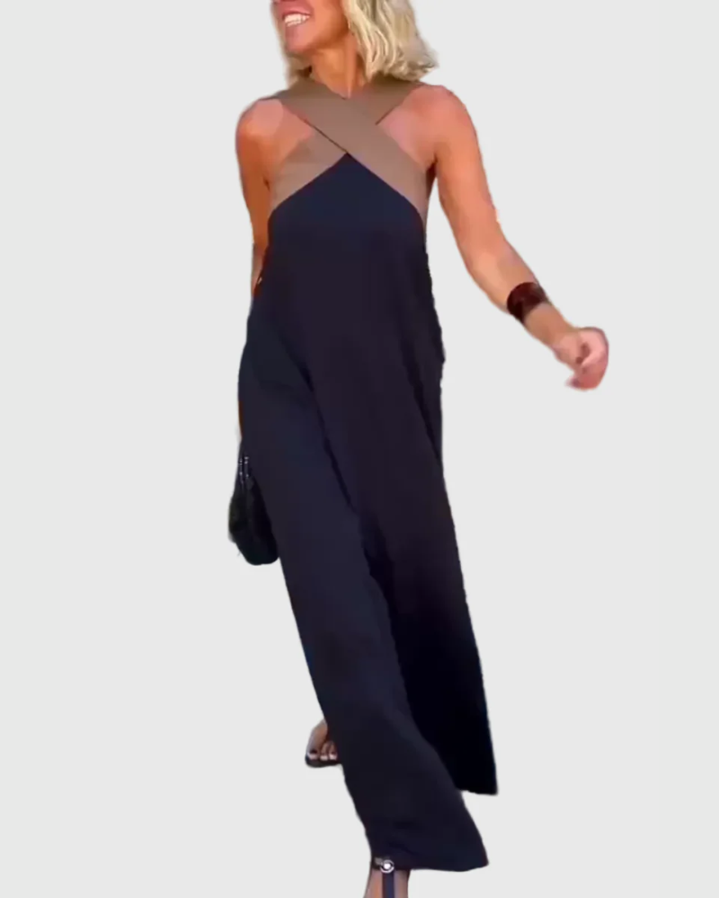 Elena | Elegantes Fluid-Maxikleid