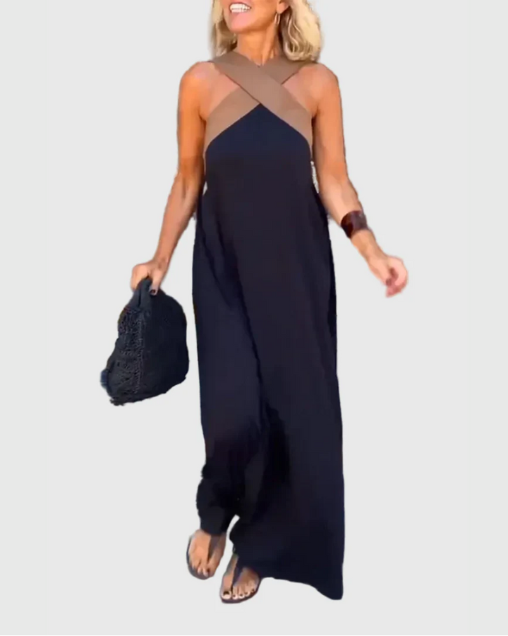 Elena | Elegantes Fluid-Maxikleid