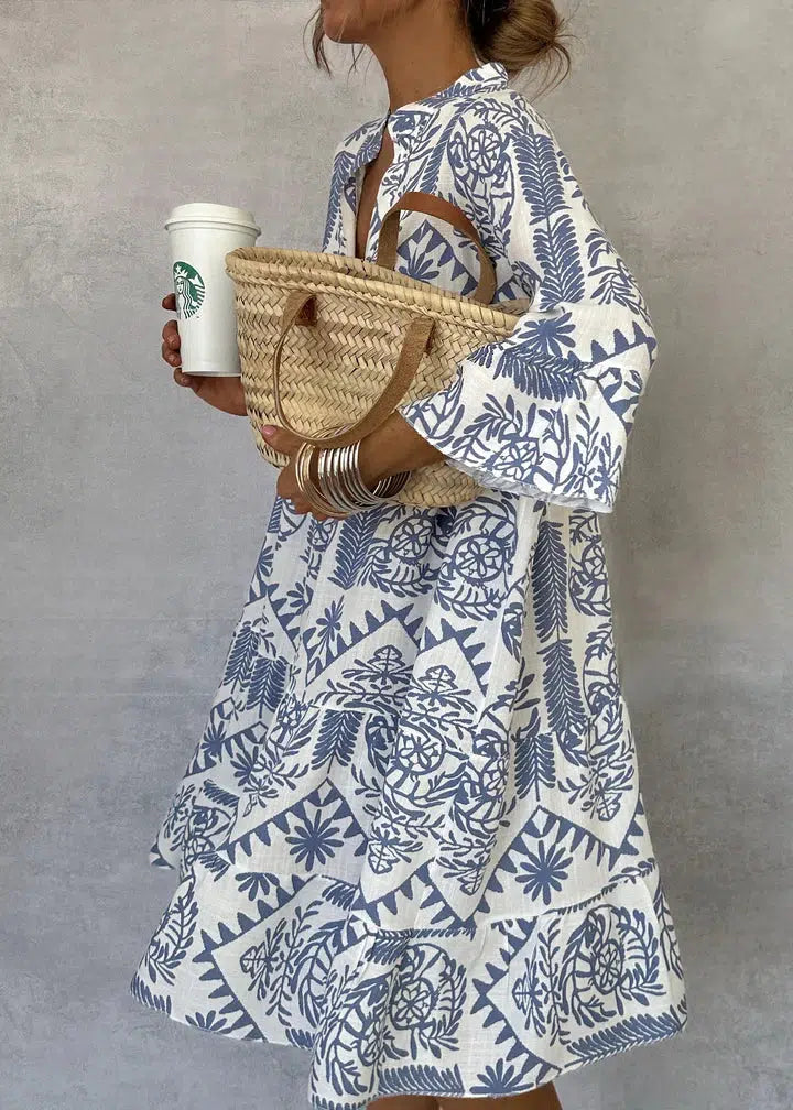 Fiorelia - Entspanntes Boho-Tunika-Kleid