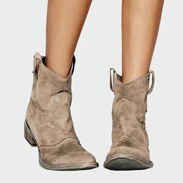 Sára - Retro Stiefeletten im Cowboy-Stil