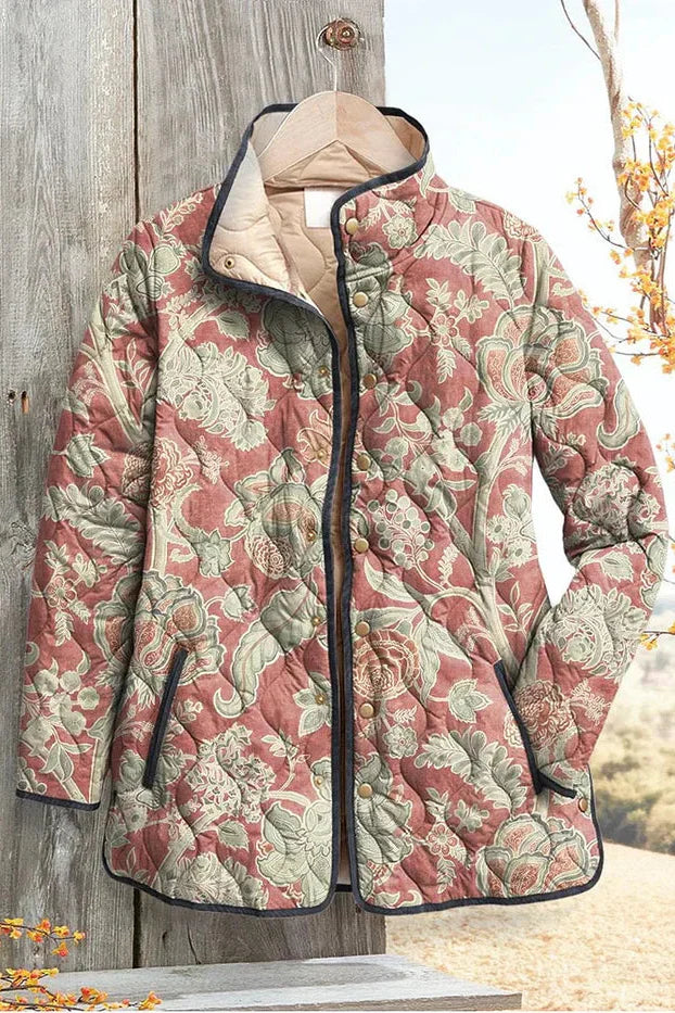 Isabella – Steppjacke mit klassischem Paisley-Dessin