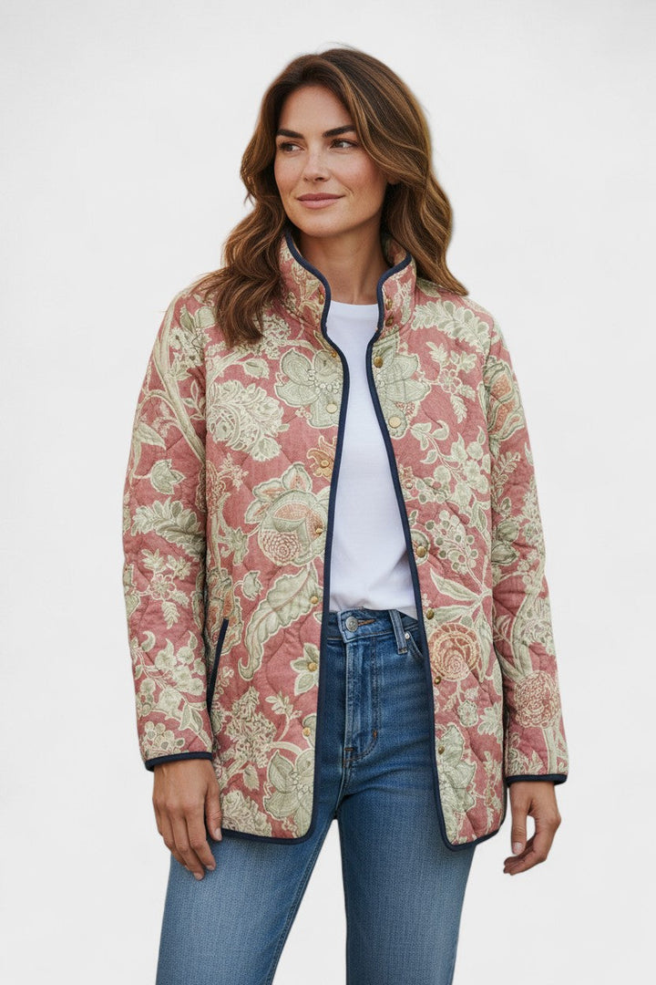 Isabella – Steppjacke mit klassischem Paisley-Dessin